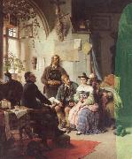 Peter Baumgartner The Marriage Instructions oil painting